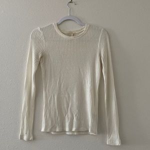 Forever 21 white long sleeve shirt